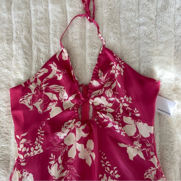 🌿|NWT| Reformation Antoni Silk Dress - Picture 7 of 16